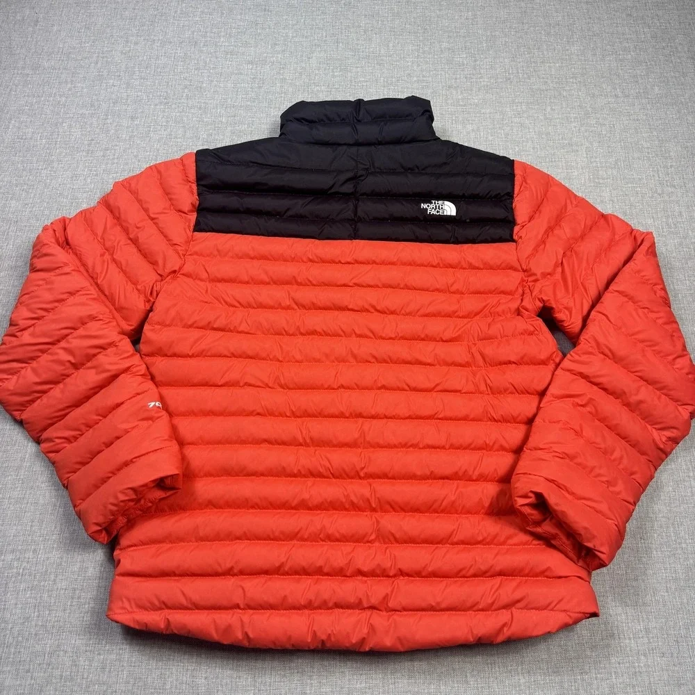 The North Face 700 Fill Down Puffer Jacket Mens Medium Red‎ Black Insulated